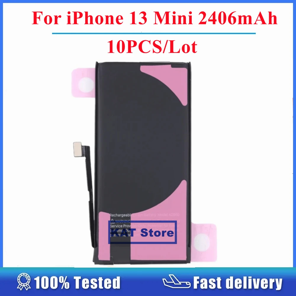 

10 шт./партия, запасные части для iPhone 13 A2660 3,88 в 2406 мАч