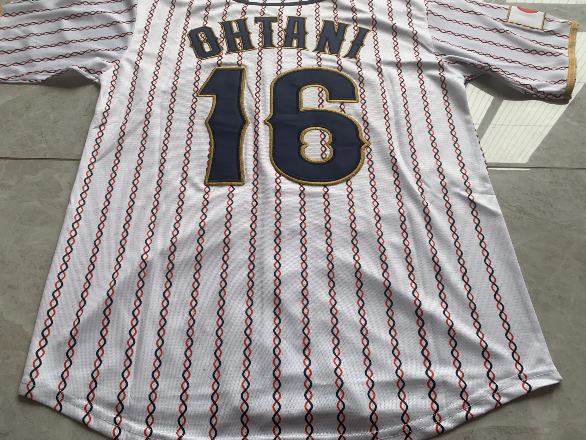 BG baseball jerseys Japan 16 OHTANI jerseys Outdoor sportswear Embroidery sewing black  Hip-hop Street culture 2023 World