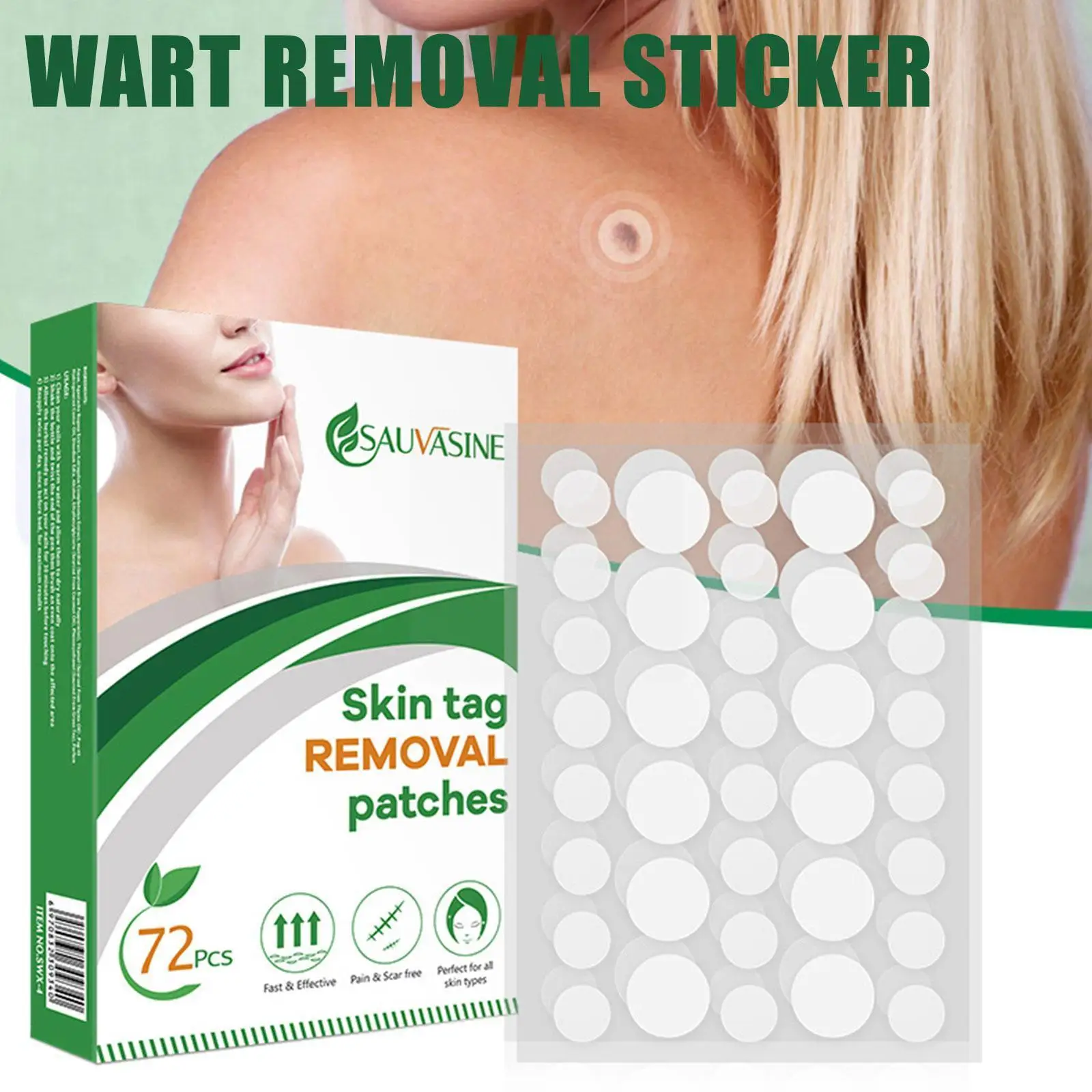 

Skin Tag Removal Patches Painless Effective Removal For Flat Wart Common Wart Skin Tag For Face Arms Legs Y9g4