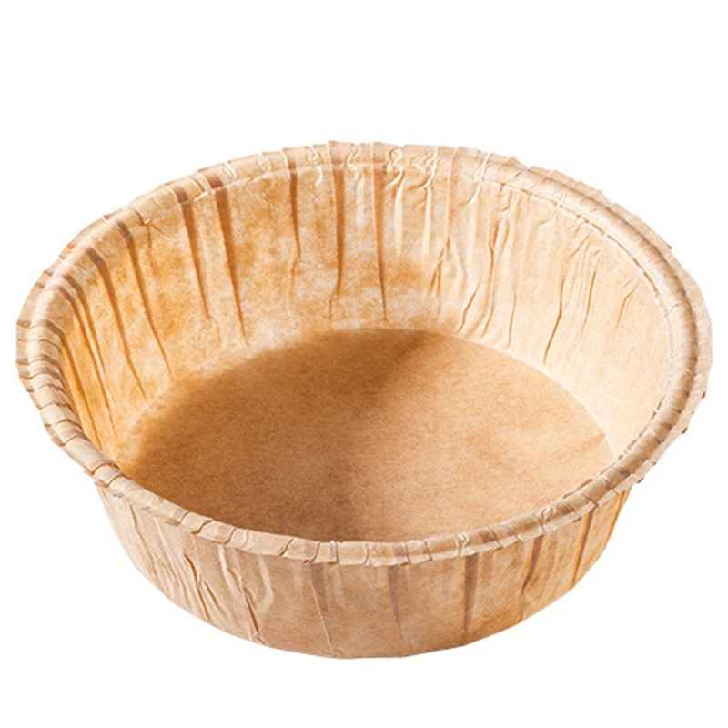 

100Pcs Air Fryer Parchment Paper Liners Non-Stick Disposable Air Fryer Liners Basket Unperforated Round Baking Mat