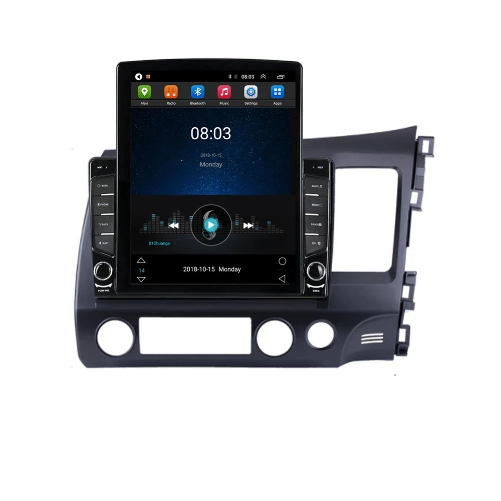 

9.7 Inch 2Din Android Car Radio Multimedia Player For Honda Civic 2006-2011 Navigation GPS Dvd Player Right Hand Autoradio