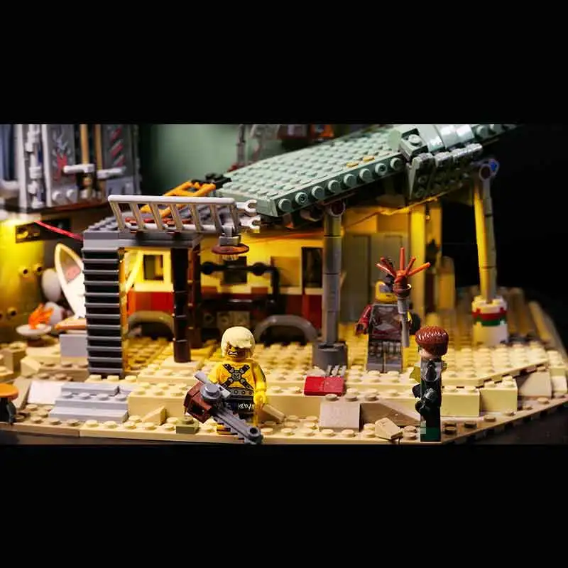 Фото Высококачественный набор светодиодного освещения для конструктора Lego 70840 «Добро пожаловать в Апокалипсбург!» Только светодиодная подсветка (без блоков-модулей) №5