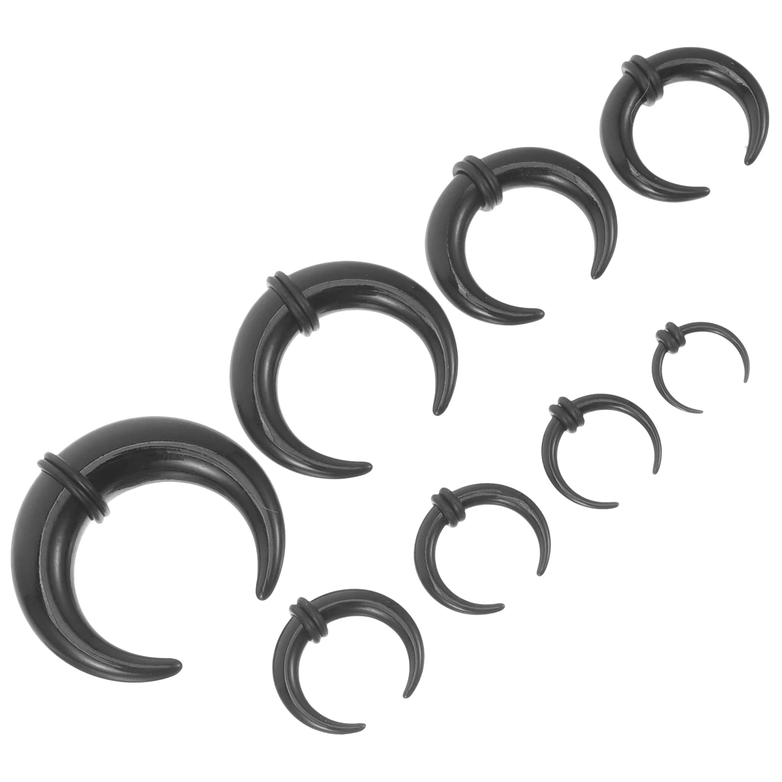 8 шт. рог для тела ушная раковина мисс пирсинг ювелирный калибр набор растяжки