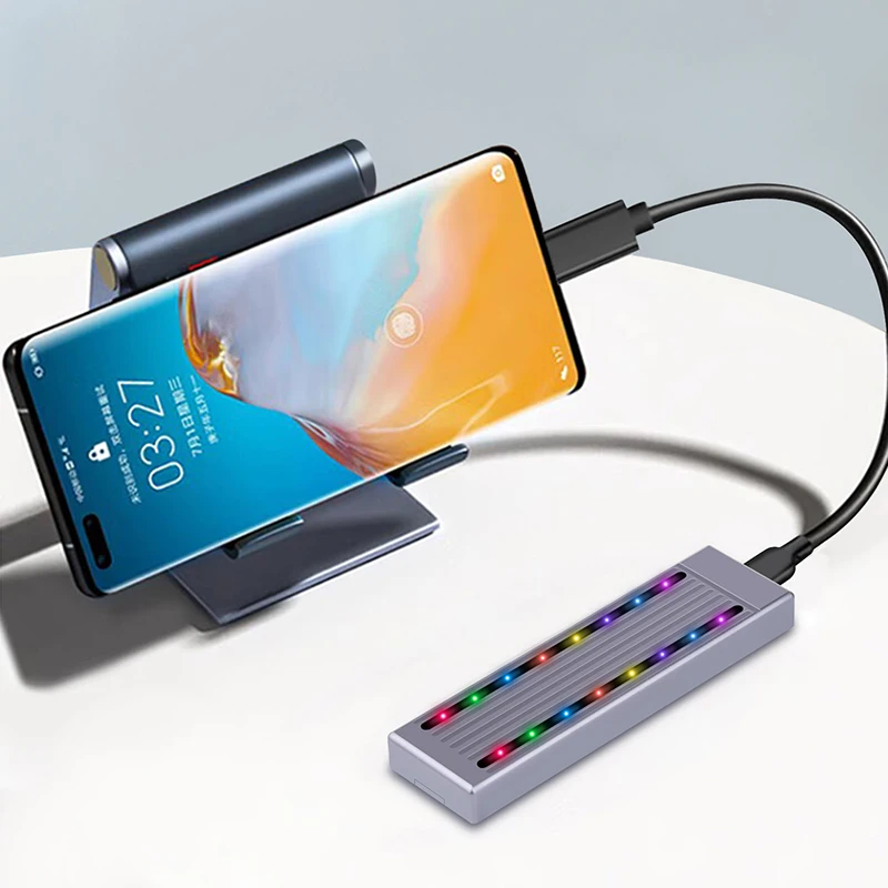 Корпус NGFF SATA SSD с RGB-интерфейсом USB 3 1 Gen1-NGFF M.2