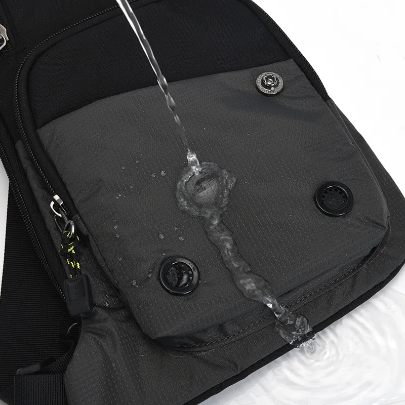 Xiaomi Men‘s New Trendy Casual Shoulder Bag Leisure Travel Sports Outdoor Pack Messenger Crossbody Sling Chest Bag Pack for Male