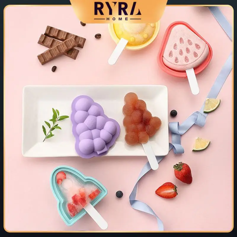 

Diy Childrens Ice Cream Mold Preferred Food Grade Material Household One Wash Is Clean With Cover No Smell To Eat At Ease
