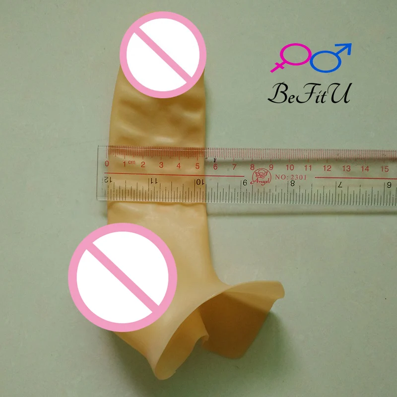 Сексуальные мужские короткие мини-шорты из латекса в стиле B с шариком и большой