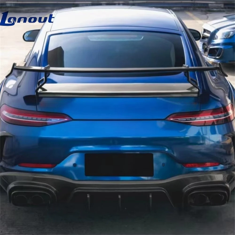 Фото Новый дизайн комплекта заднего крыла для AMG GT, модифицированный в стиле RT900, с карбоновым спойлером и обвесом. №5