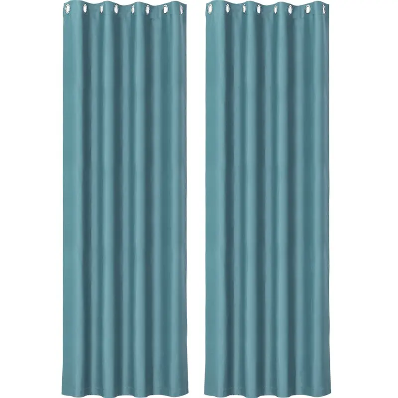 

Window Room Darkening Grommet Curtain Panel Set of 2 52" x 95"