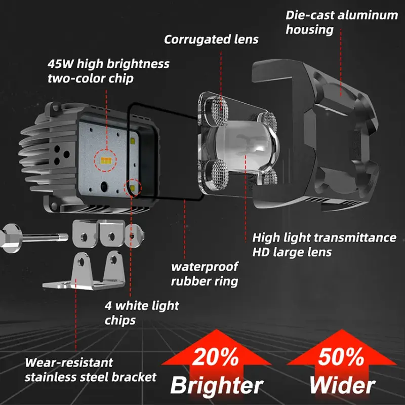 Фонари Противотуманные SANVI 2 шт. 12 В 24 6000 К 3000 90 Вт