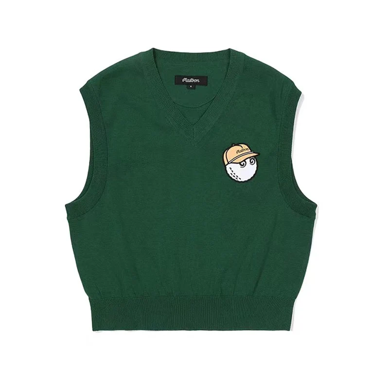 2023 Golf Vest Women Summer  Outdoor Sports Casual T-shirt  Malbon Golf Sleeveless Shirt Breathable Fashion Knitted  Tank Tops