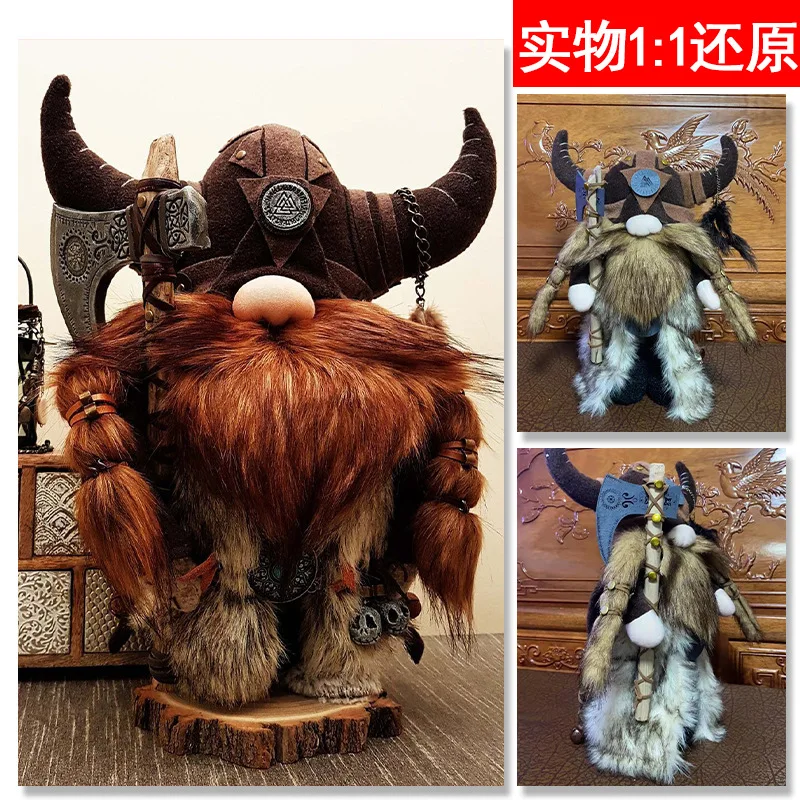 

Explosives Of Independent Station New Product Viking Warrior Gnome Doll Viking Warrior Dwarf Resin Doll
