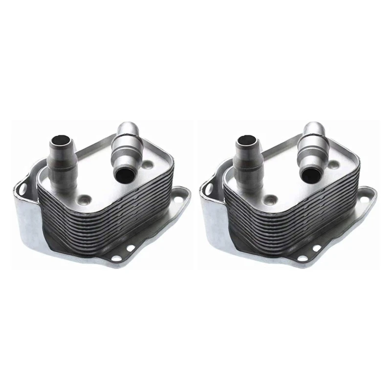 

2X масляный радиатор двигателя 11427508967 для BMW E46 E60 E81 E87 E90 316I 318I X3 X1 11427508967