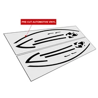Car Window Frame Sticker for Tesla Model 3 Exterior Decoration Accessories PVC Door Handle Black Protector Trim Strips 2017-2020 4