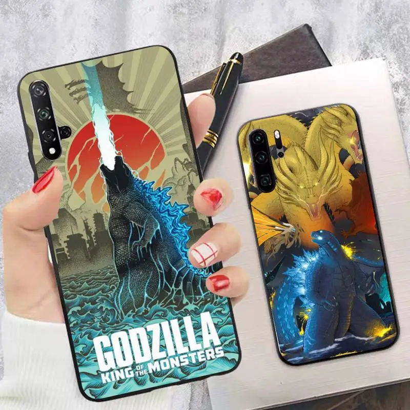 

POP MART Big Cool G-Godzillas Phone Case For Huawei P 8 9 10 20 30 40 50 Pro Lite Psmart Honor 10 lite 70 Mate 20lite