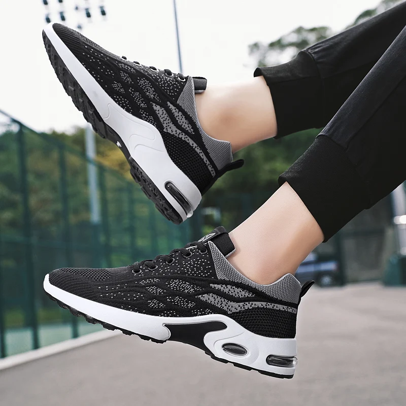 Casual Sneakers Cushioning Outdoor Running Shoes for Men Non-slip Sport Male Shoes Professional Athletic Training Men Air Shoes