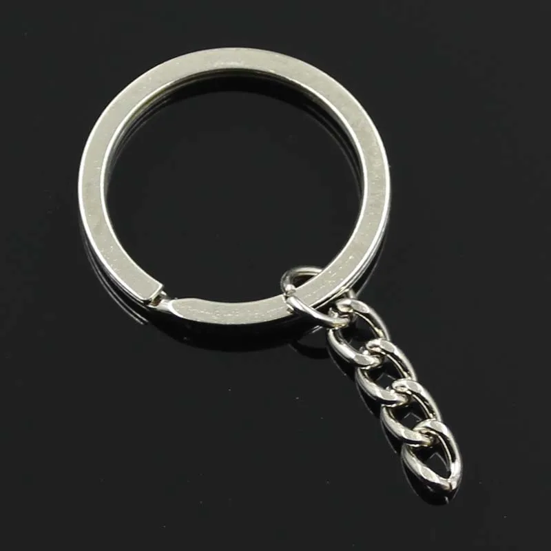 

10pcs Key Ring Chain Colors Silver Color 30mm Round Split Metal Key Chain DIY Keychain Keyrings Wholesale