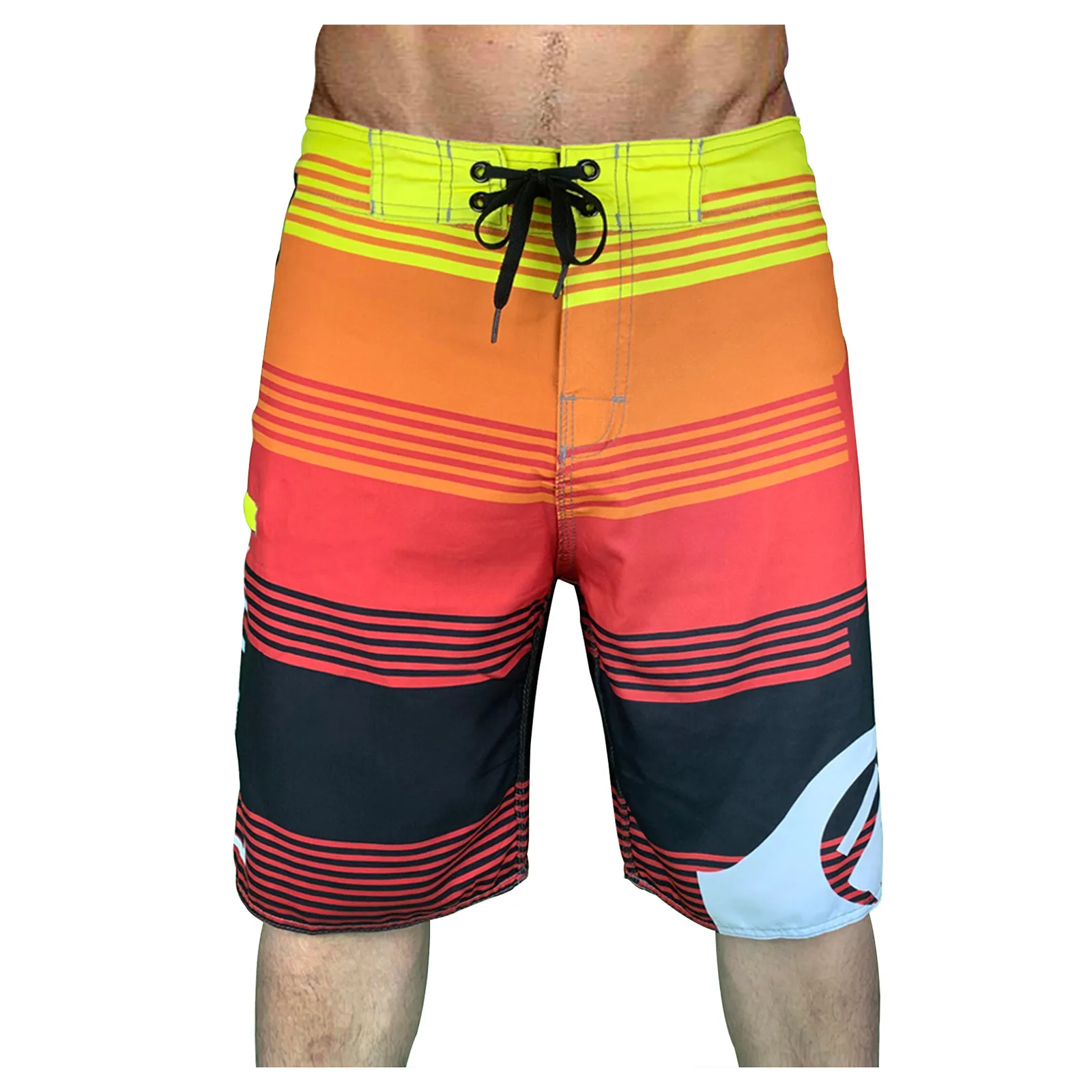 

New Hot Summer Swim Trunks Sport Gym Running Shorts Male Beachwear Briefs Beach Shorts Quick Dry Mens Siwmwear Board Swimsuit
