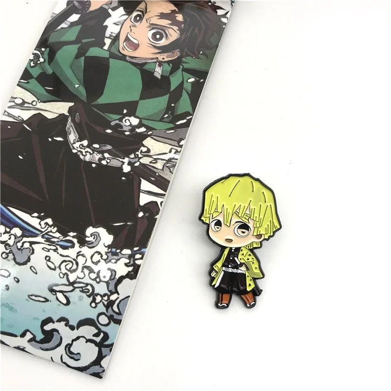 Броши в японском стиле аниме рассекающий демонов аксессуары Figues Kamado Tanjirou Nezuko