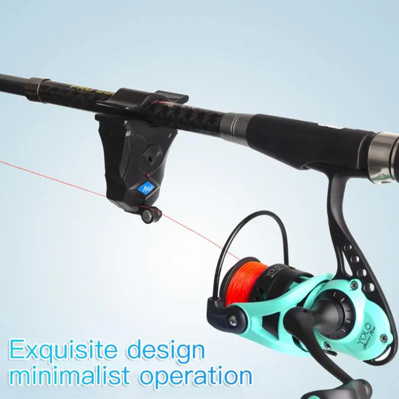 

Smart Fishing Bite Alarm LED Light Bell Electronic Indicator Sound Sensitive Dual Alert Fishing Bells Clip On Fishing Rod Alarm