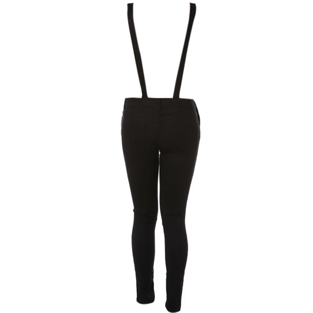 Комбинезон женский джинсовый комбинезон с дырочками винтажные короткие офисные