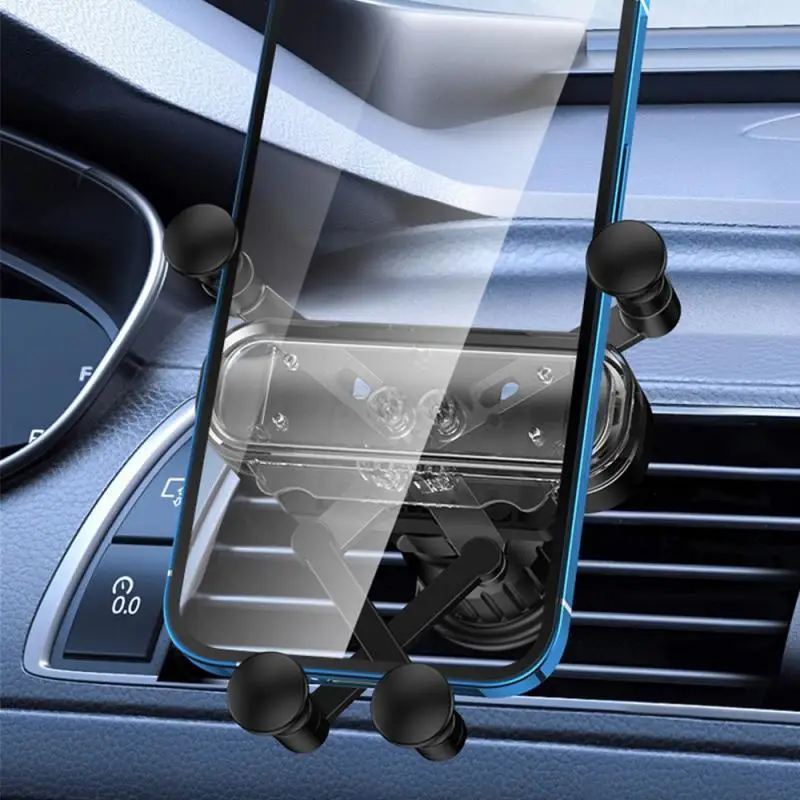 

Six Points Gravity Car Phone Holder GPS Support Mount Car Air Vent Clip For 4.7-6.9 Inches Mobile Phone Holder Car Accessories