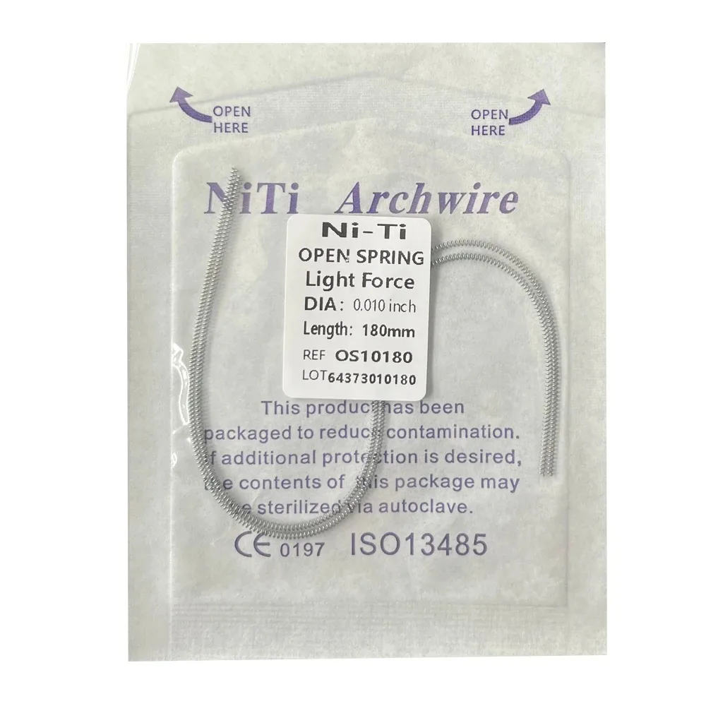 AG 10 упаковок стоматологическая ортодонтическая Niti открытая спиральная пружина