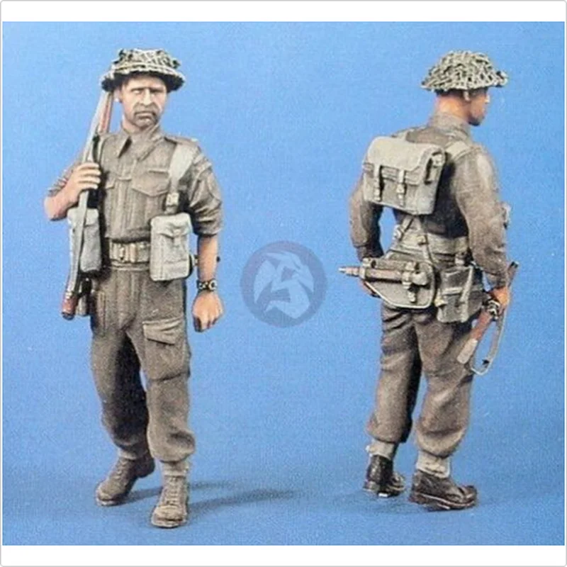 

1/35 British Infantry WWII (2 Figures) Resin Figure Model Kit Verlinden Diecast DIY Toy Diorama Free Shipping