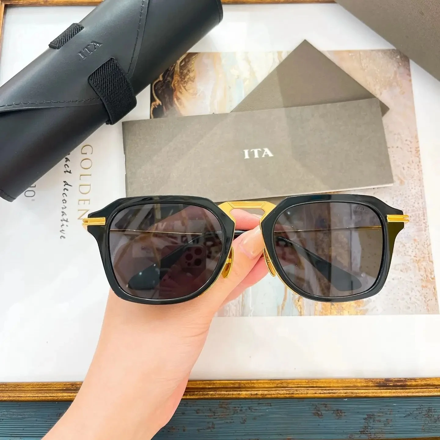 Аутентичные ADITA AEGEUS DTX413 высококачественная оправа из сплава мужские и женские