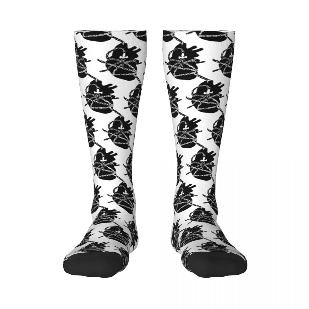 

Creative Hunter X Hunter Hisoka ALphabet 10 Adult Stockings Good breathability Retro Compression Socks Funny Novelty
