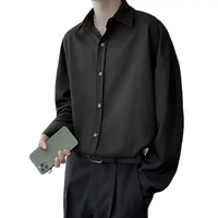 2022 long sleeve printing shirts for men streetwear fashion man shirts spring casual mens shirts