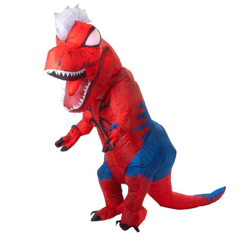 Надувной костюм динозавра, косплей, Аниме Костюм, мужское Забавное платье, маскарадный костюм для взрослых на Хэллоуин, Рождество, маскарадный костюм для вечеринки