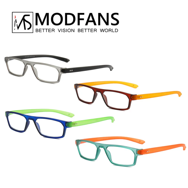 

Men Reading Glasses Women Rectangular Presbyopic Eyeglasses Spring Hings Colorful Fashion Diopter glass