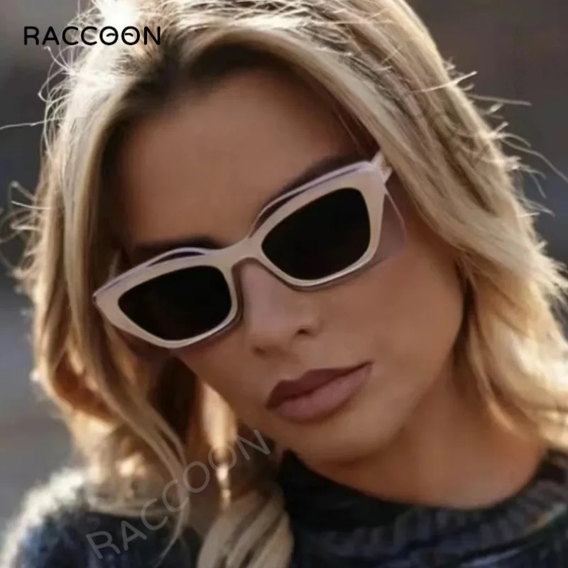 Модные лоскутные солнцезащитные очки кошачий глаз женские роскошные брендовые