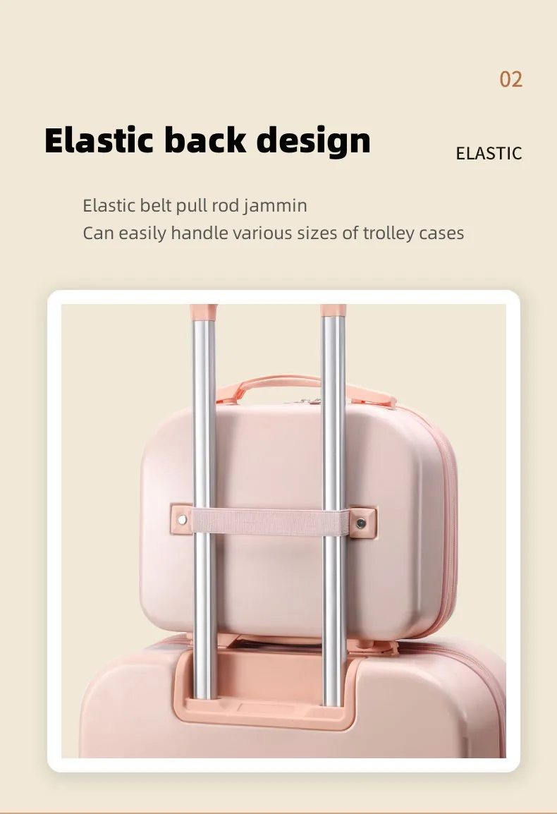 New Large Capacity Small Hand Luggage Female Suitcase Mini Box Portable Small Travel Bag Cosmetic Storage Box