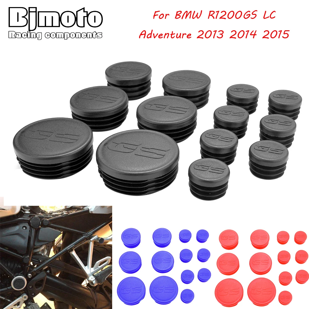 

BJMOTO Motorcycle Plastic Frame Hole Cover Caps Set For BMW R1200GS LC Adventure 2013 2014 2015 2016