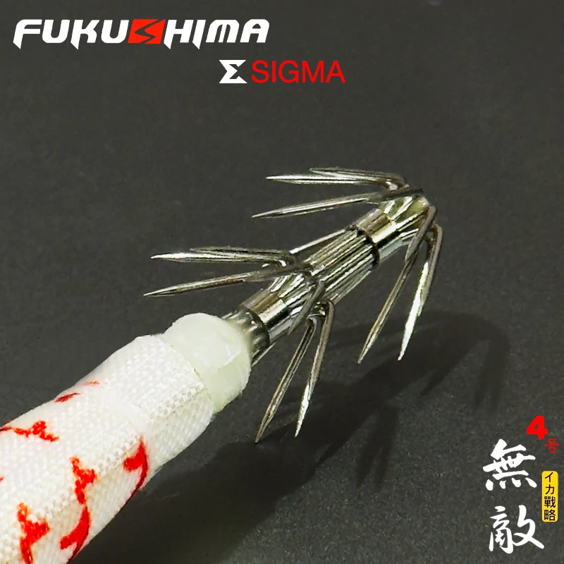 Фото FUKUSHIMA SIGMA SQUID JIG GLOW BODY ДВОЙНЫЕ КРЮЧКИ OPPAI SUTTE NUNOMAKI МЯГКИЕ КОДЫ ATTRACTS SQUID BAIT SHRIMP ФОРМА №4