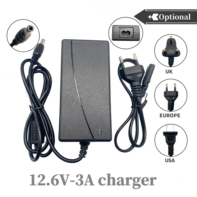 12V 60Ah 18650 lithium battery pack 3S6P built-in high current 20A BMS for sprayers electric vehicle batterie+12.6V charger |