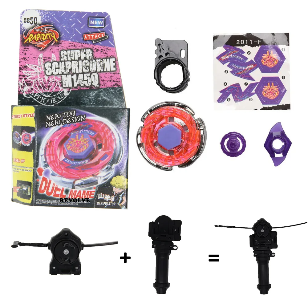 twisted tempo B-X TOUPIE BURST BEYBLADE GENUINE Earth Eagle Aquila 145WD BB47 ripper with grip +black pull line images - 6