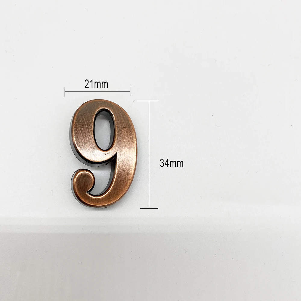 

Пластиковая дверная табличка для номера дома, имитация античной меди