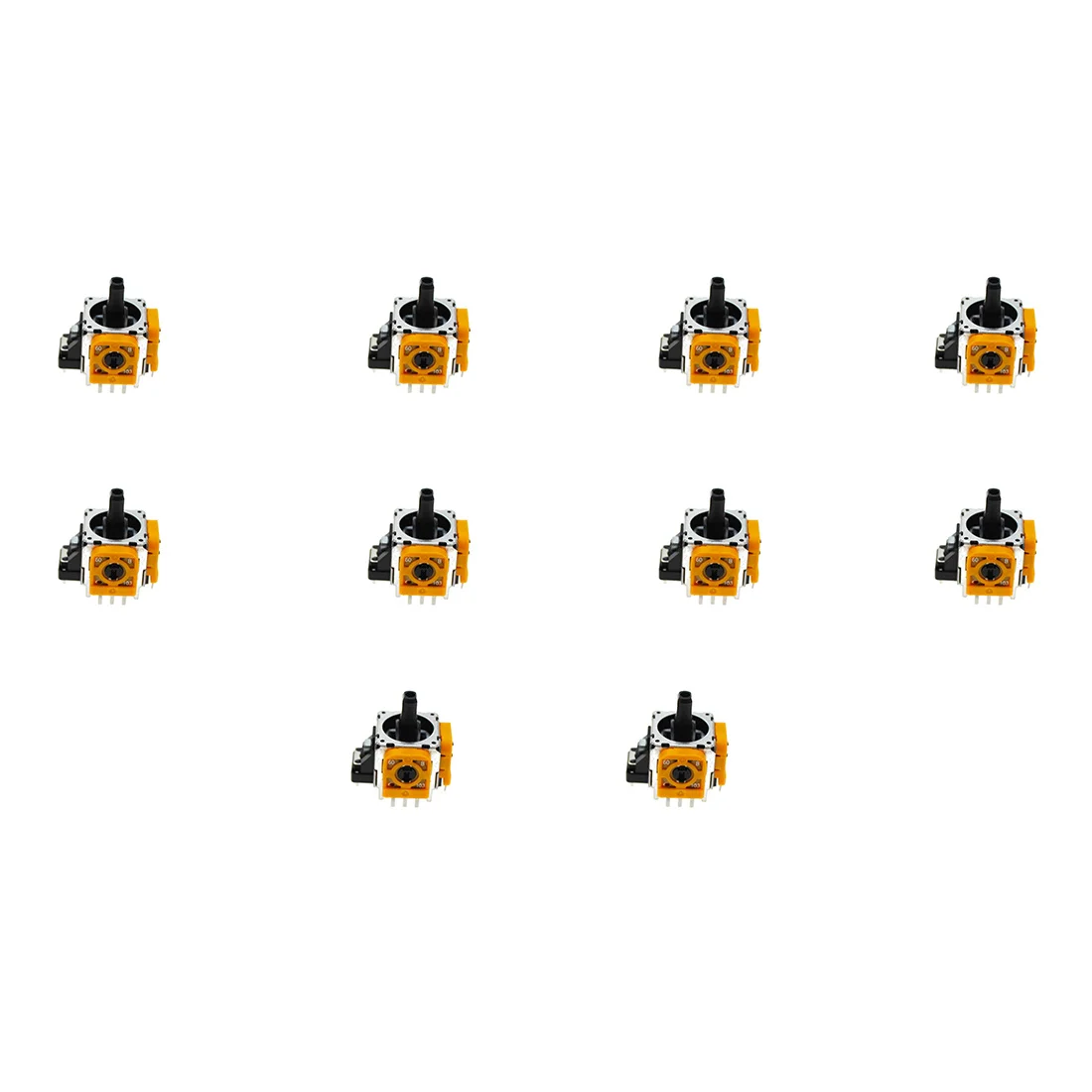 

10Pcs 3D Analog Joystick Rocker Sticker Controller Thumbstick Module Game Replacement for 4 Pro
