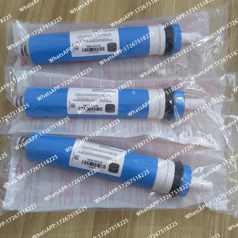 Фото 3 шт. мембраны для обратного осмоса Filmtec 50 Gpd TW30-1812-50, кухонный фильтр для воды RO №1