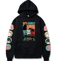 japanese anime spy x family hoodies men kawaii clothes oversized hip hop sweatshirts cartoon graphic unisex streetwear gothic