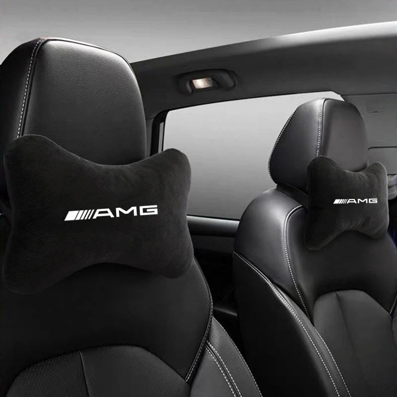 Фото Подушка-подголовник для автомобиля Mercedes-Benz AMG W205 W204 W203 W212 W211 W213 W210 W164, наклейка на автомобиль №4