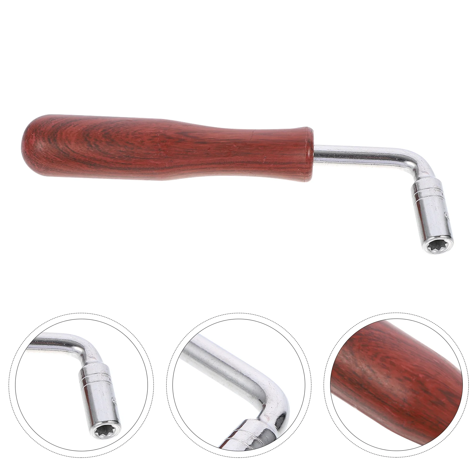 

Tuning Wrench Piano Dulcimer Tuner Hammer Repair Tool Spanner Autoharp Instrument Lever Centre Accessory Shapeharpsichord L Tip
