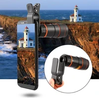 portable mini high magnification monocular telescope long focus lens 8x 12x lens for digital camera for iphone samsung xiaomi