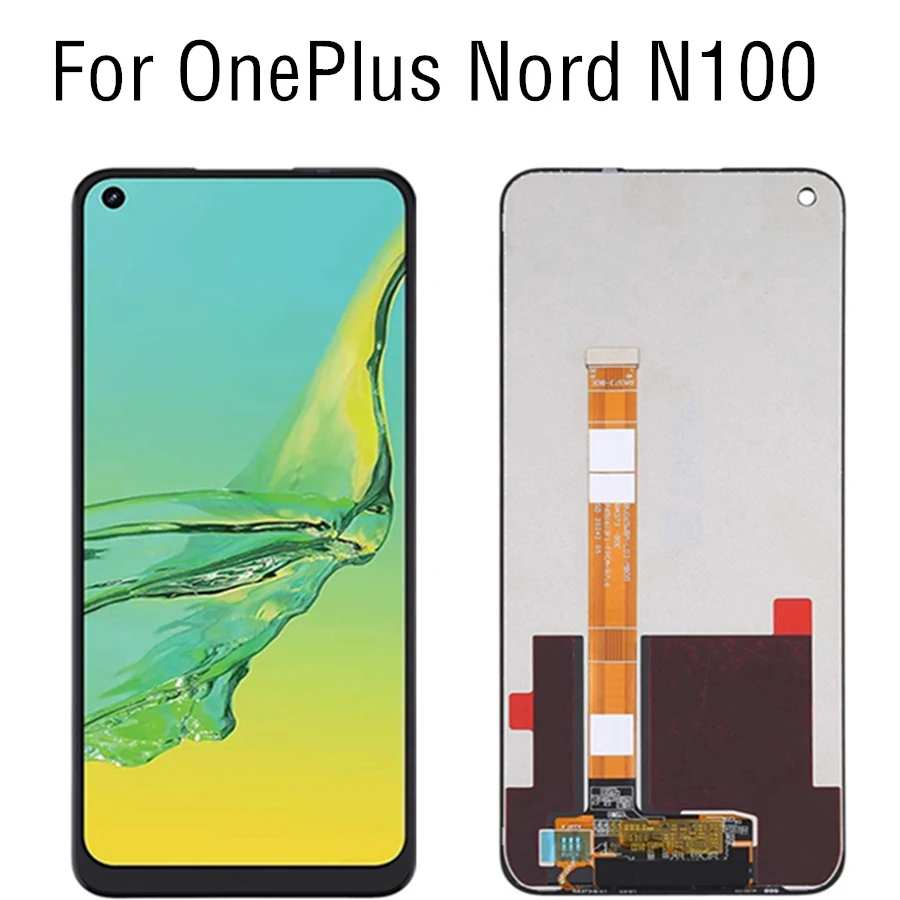 ЖК-дисплей 6,5 дюйма для OnePlus Nord N100 BE2013, сменный сенсорный экран с дигитайзером для OnePlus N100 BE2015 BE2011, ЖК-дисплей