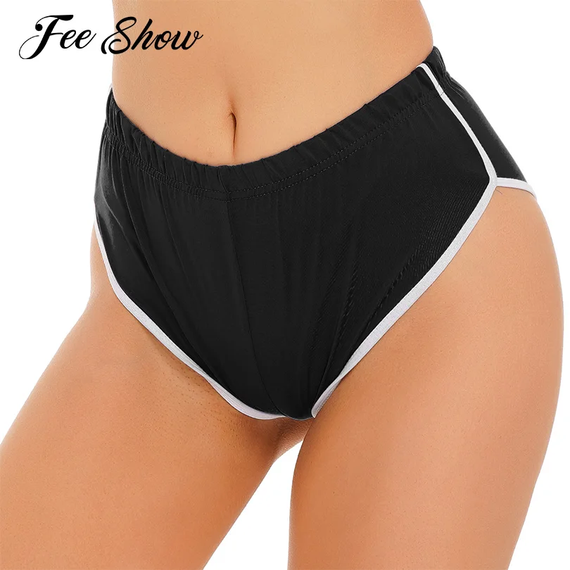 

Women Casual Booty Shorts Hot Pants Mid Waist Stretchy Gym Fitness Shorts Fashion Summer Running Shorts Yoga Bottoms Sportswear