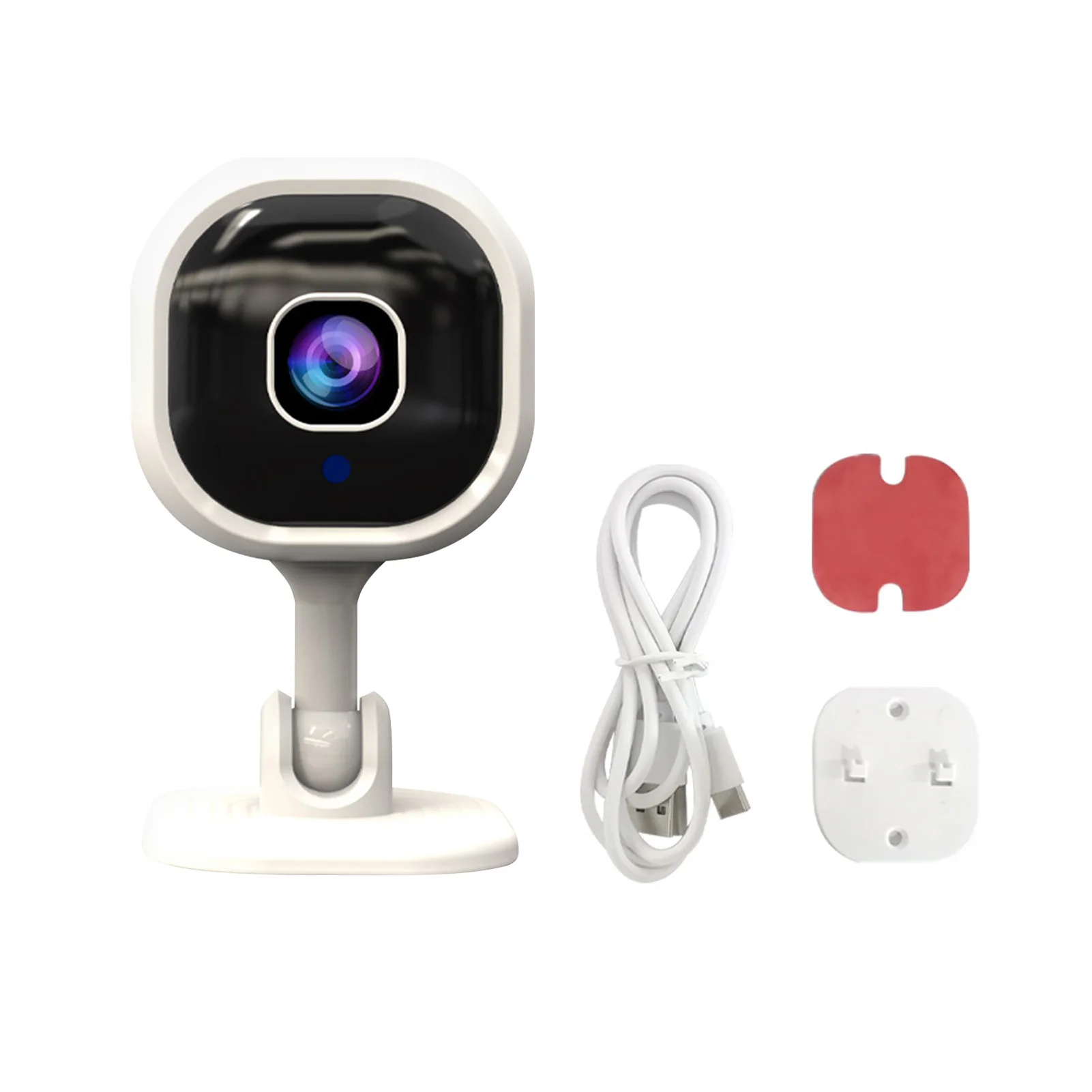 1080P With Motion Detection For Baby Monitor  Card Storage Compact Night Vision 2 Way Audio Alert Security Camera Rotate Base