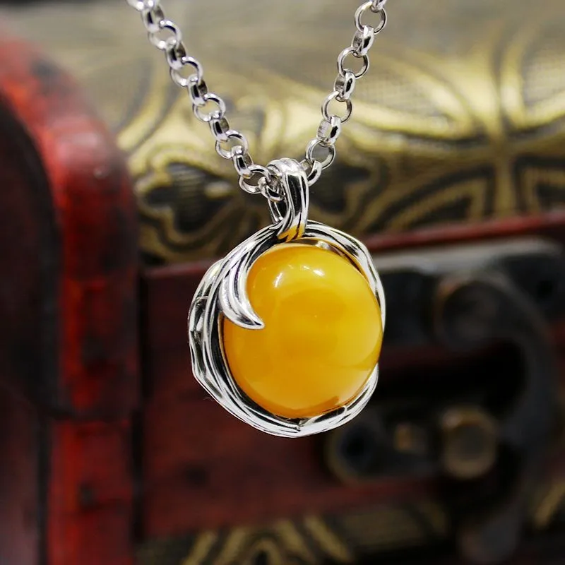 12mm-25mm Hot Sale S925 Sterling Silver Necklace Pendant Empty Bead Cage DIY Suitable for Inlaid Gem Jewelry Accessories